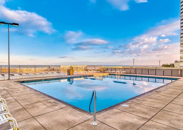 Adorable Beachfront With Balcony Incredible Views Pools & Game Ocean City